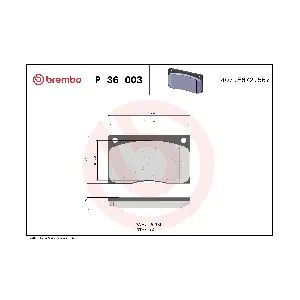 BREMBO P 36 003