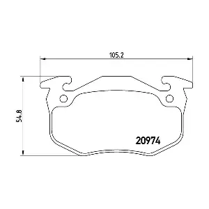 BREMBO P61032