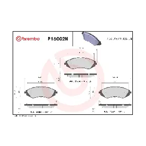 BREMBO P15002N