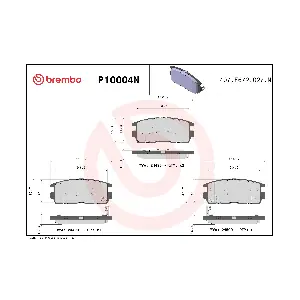BREMBO P10004N