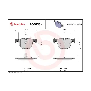 BREMBO P06050N
