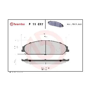 BREMBO P11017