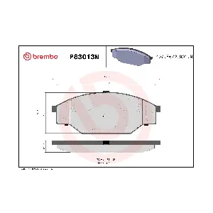 BREMBO P83013N
