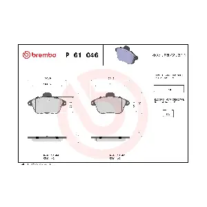 BREMBO P61046