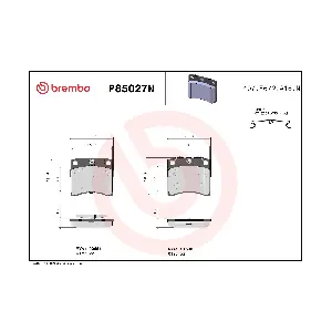 BREMBO P85027N