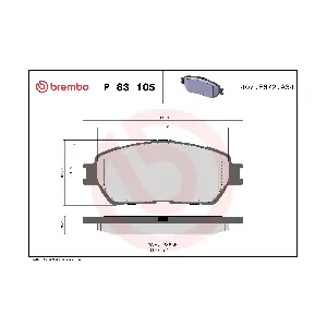 BREMBO P83105