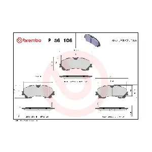 BREMBO P56106