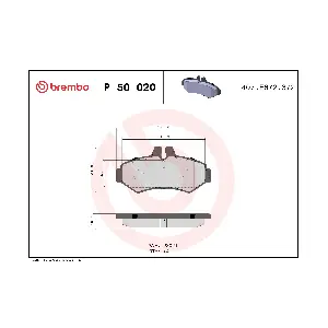 BREMBO P50020