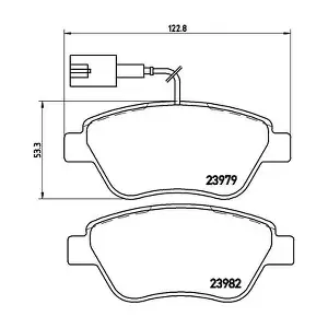 BREMBO P23108