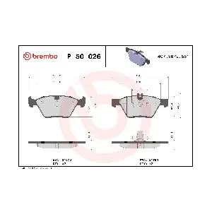 BREMBO P50026