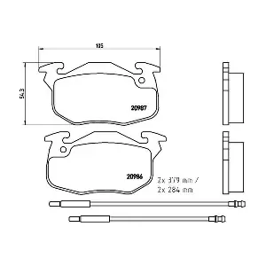 BREMBO P 61 099