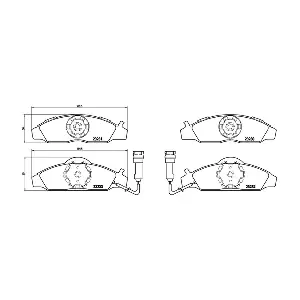 BREMBO P15003