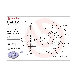 BREMBO 09.D063.2X