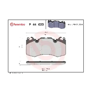 BREMBO P44023
