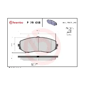 BREMBO P79018