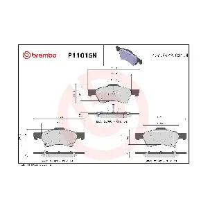 BREMBO P11015N