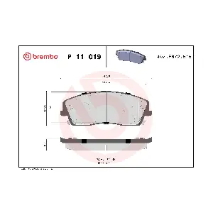 BREMBO P11019