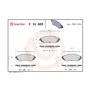 BREMBO P15002