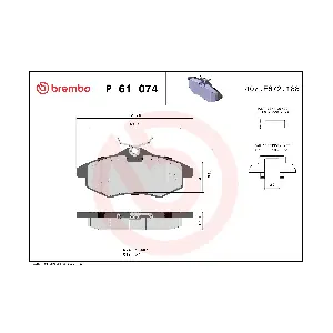 BREMBO P 61 074