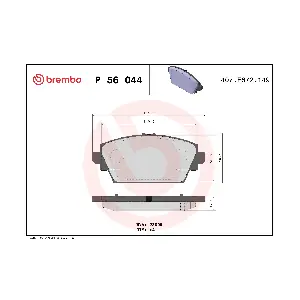 P56044 BREMBO