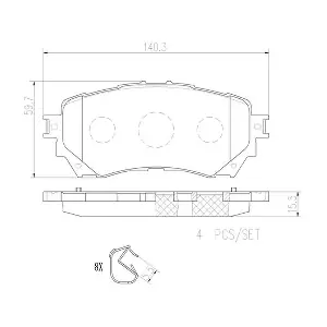 BREMBO P49048N