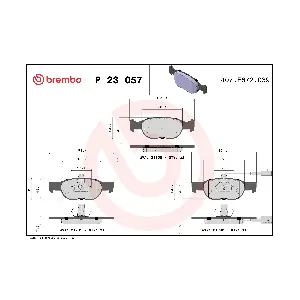 BREMBO P23057