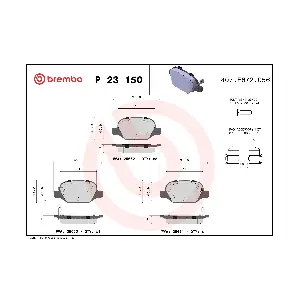 BREMBO P23150