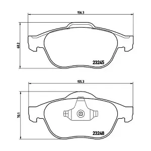 BREMBO P68032