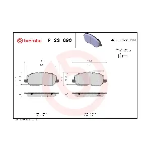 BREMBO P23090
