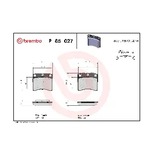 BREMBO P85027