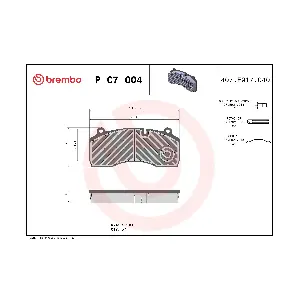 BREMBO P C7 004