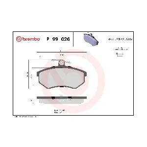 BREMBO P99026