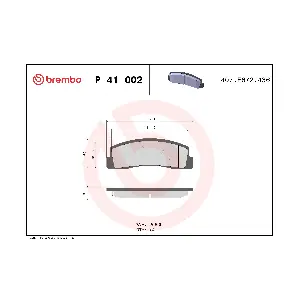 BREMBO P41002