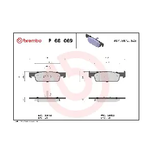 BREMBO P 68 069