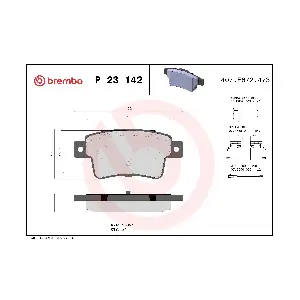 BREMBO P 23 142