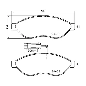 BREMBO P61090