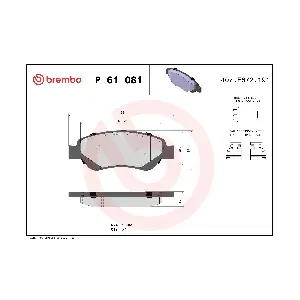 BREMBO P61081