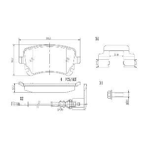 BREMBO P85083N