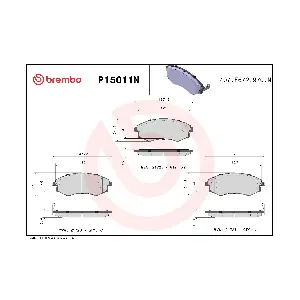 BREMBO P15011N