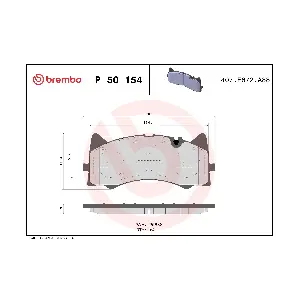 P 50 154 BREMBO