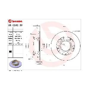 08.C242.2G BREMBO