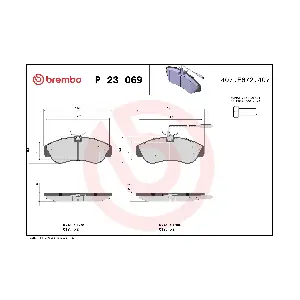 BREMBO P23069