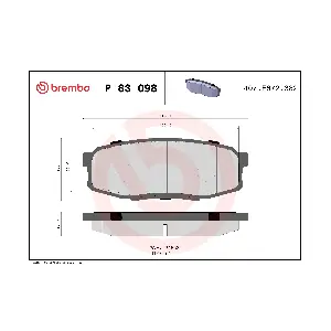 BREMBO P83098