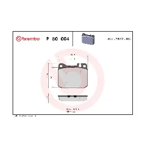 BREMBO P50004