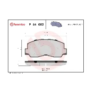 BREMBO P54002