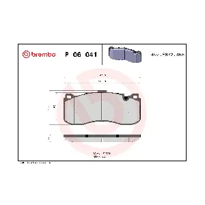 P 06 041 BREMBO