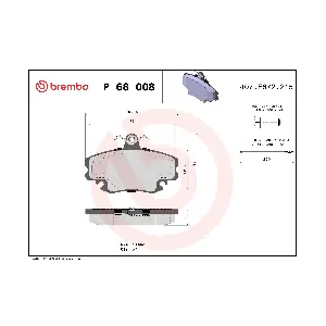 BREMBO P68008