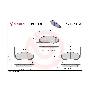 BREMBO P28068N