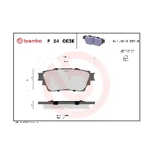 P 54 063E BREMBO