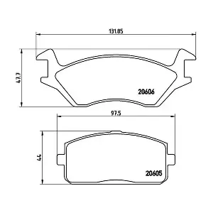 BREMBO P83004